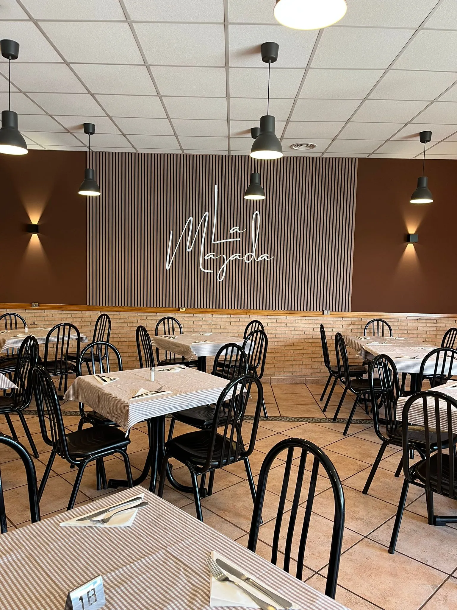 Comedor acogedor de La Majada